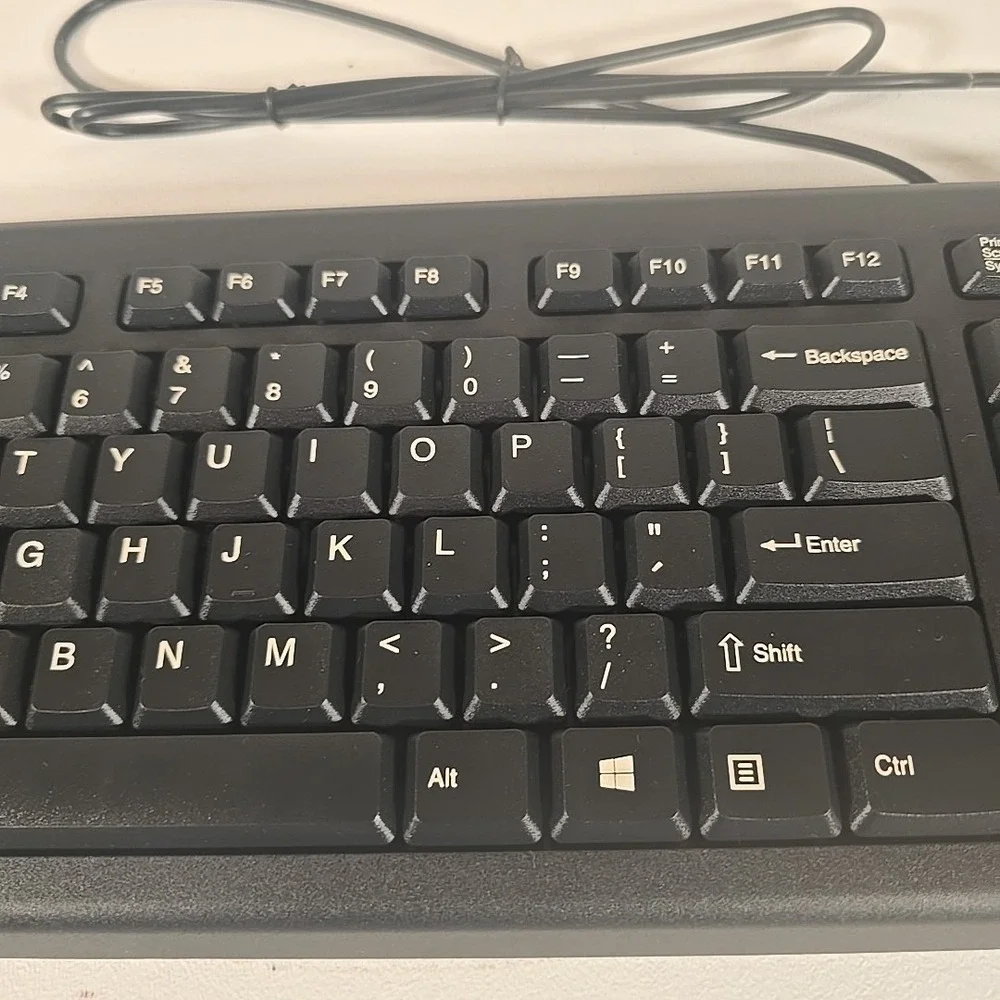 HP : KU-1516 Wired‎ USB Desktop QWERTY Keyboard Black